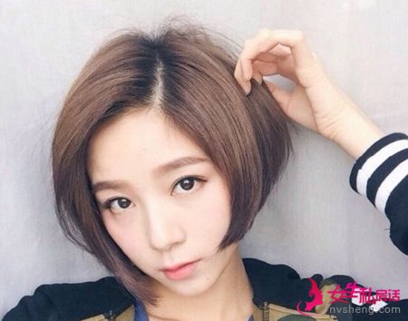 韩国妹子都在留短发 拿着图片去找你的发型师